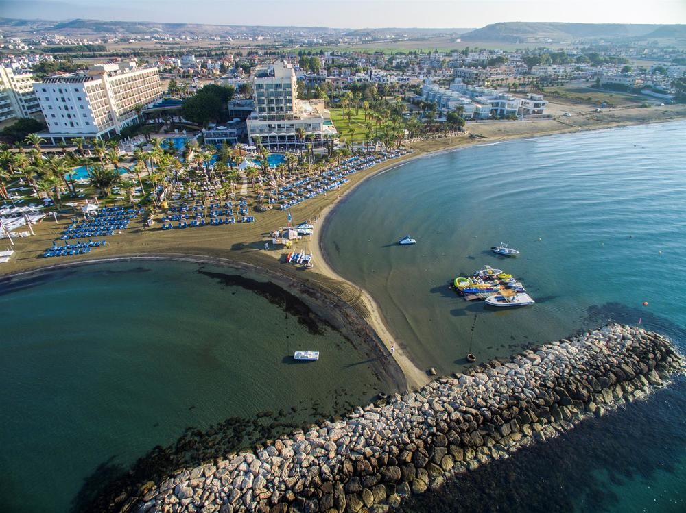 Golden Bay Beach Hotel Larnaca Exterior foto